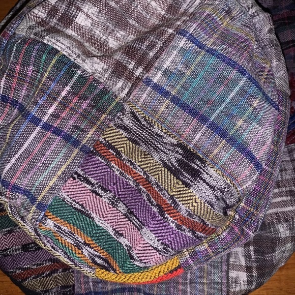Handmade Bucket Hat Made In Gautemala Patchwork - Picture 2 of 10